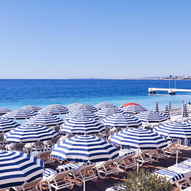 Beach day in Nice, France
