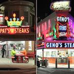 Geno's Steaks (and Pat's across the street)