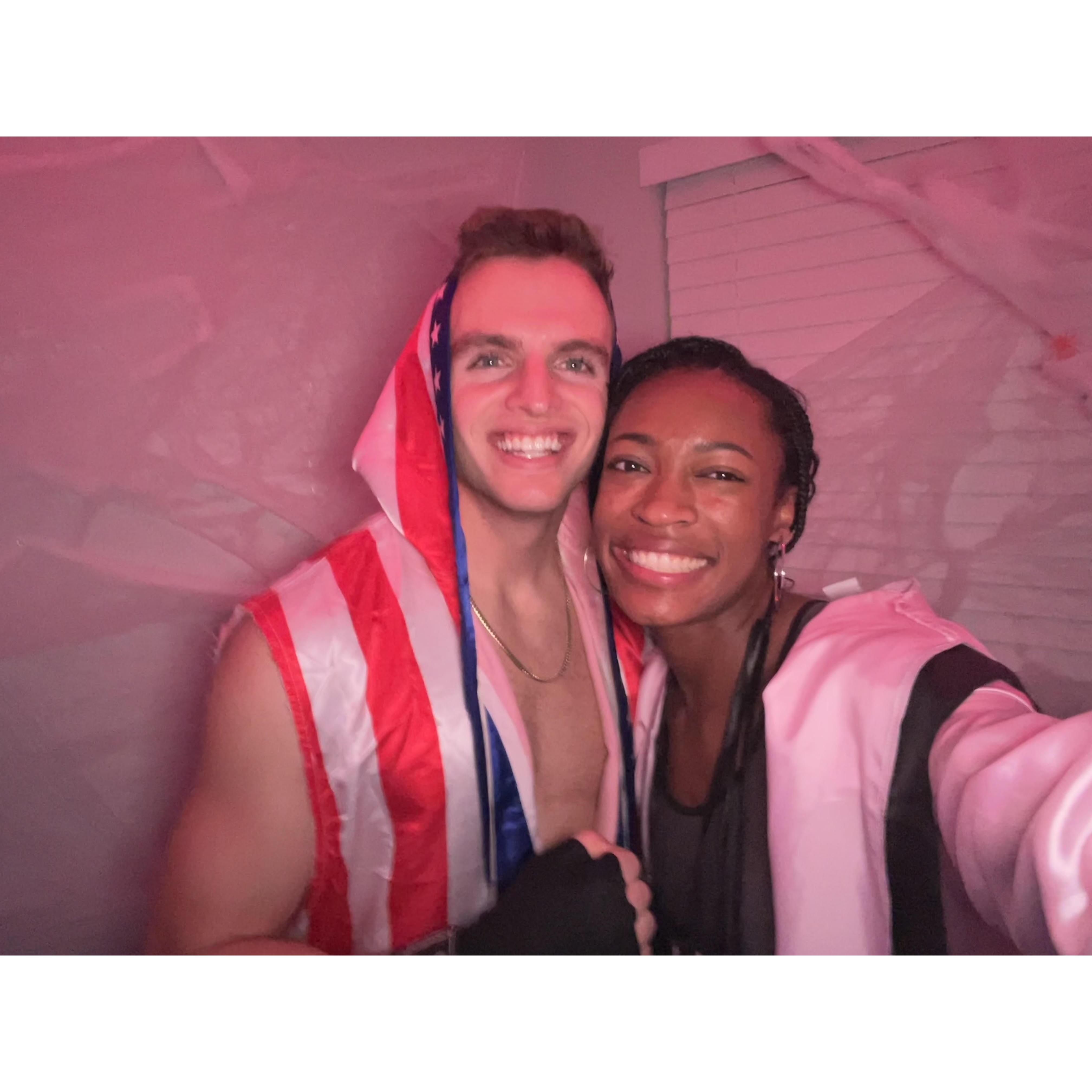 Halloween 2023 when we won best costume