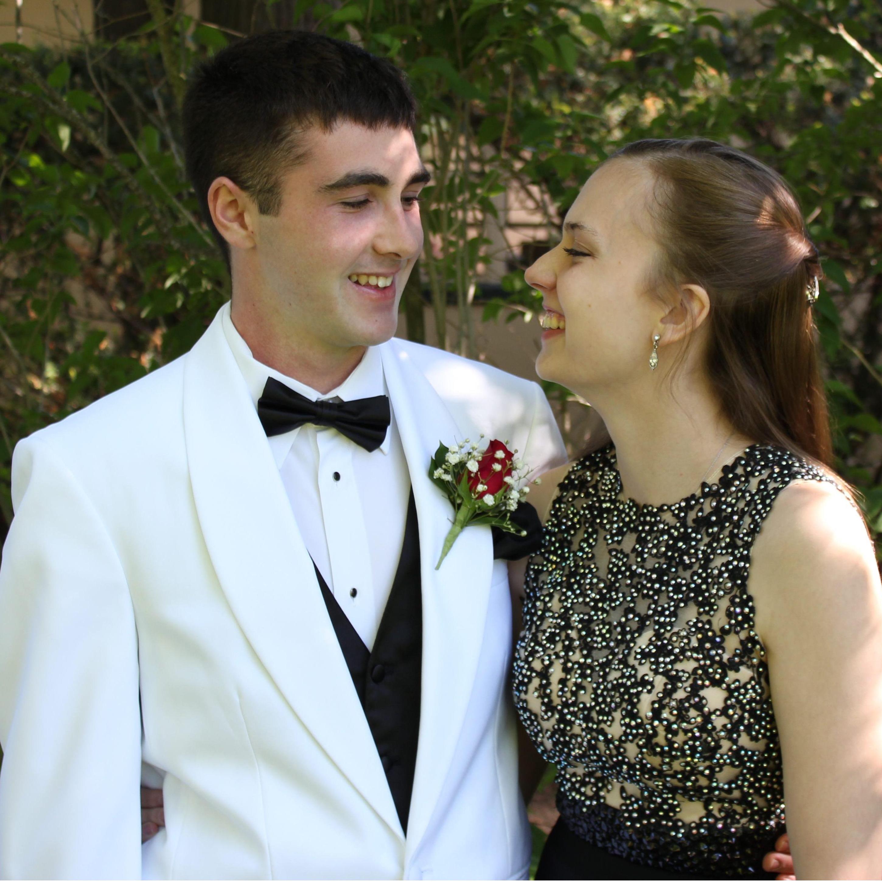 Zack's senior prom.