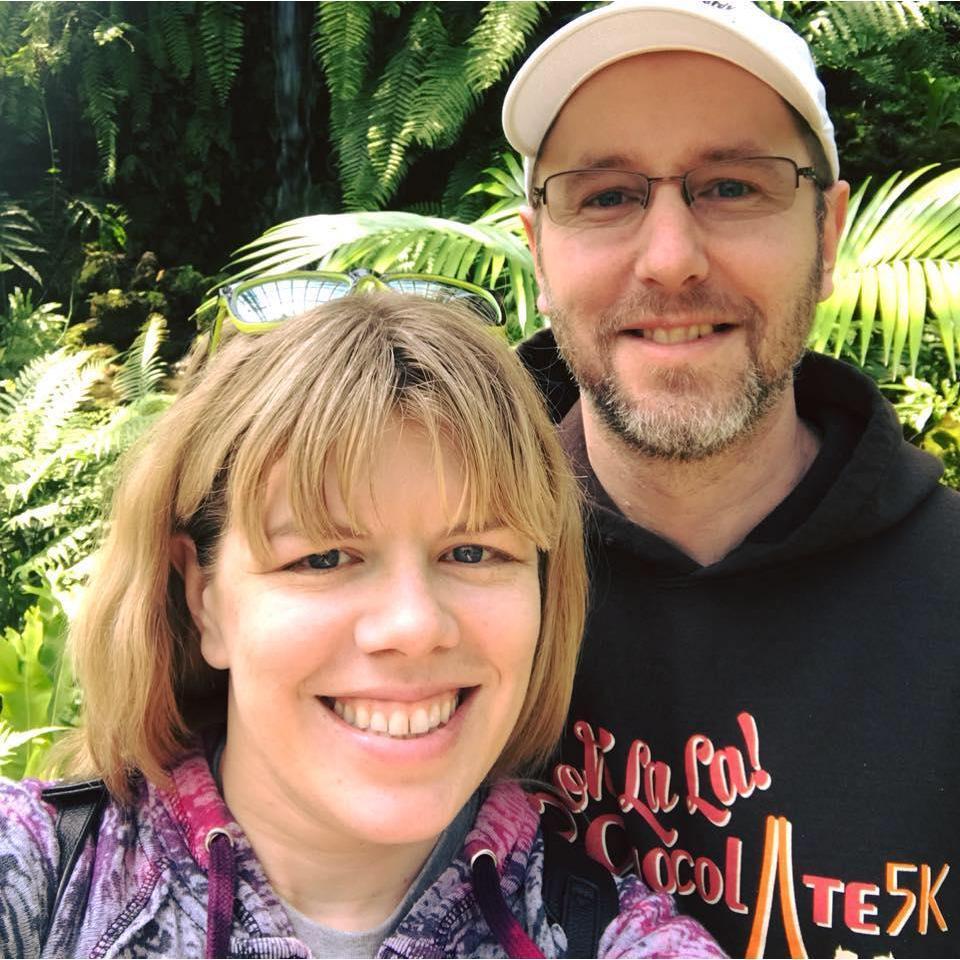 Enjoying our time at Garfield Park Conservatory in 2018