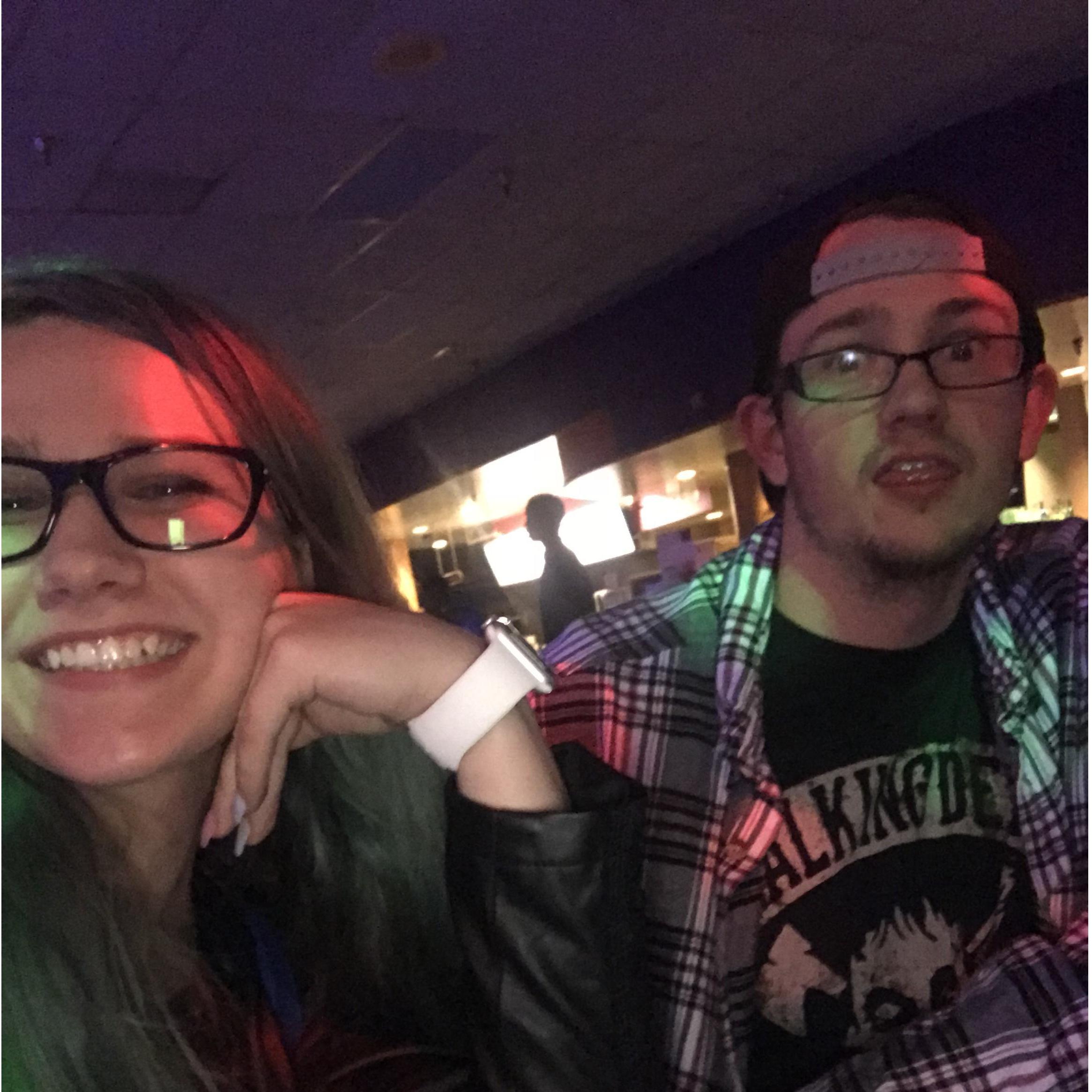 Our first Date. In 2018...We remained friends after this even though the night ended in a kiss.