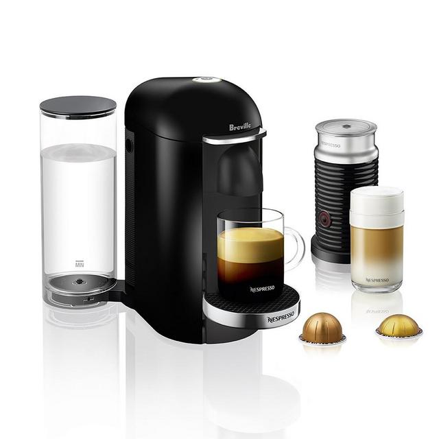 Nespresso VertuoPlus Coffee Maker & Espresso Machine by Breville, Piano Black
