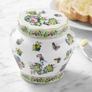 Famille Rose Porcelain Butter Keeper