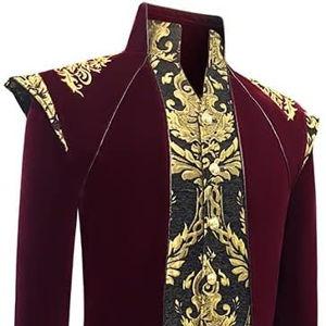 Men's Steampunk Medieval Tailcoat Jacket Victorian Gothic Frock Coat