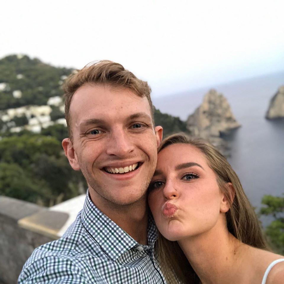 This is in Capri from our Italy trip. B shaved his beard before this pic, much to all of our surprise and curiosity. It's a solid pic nonetheless.