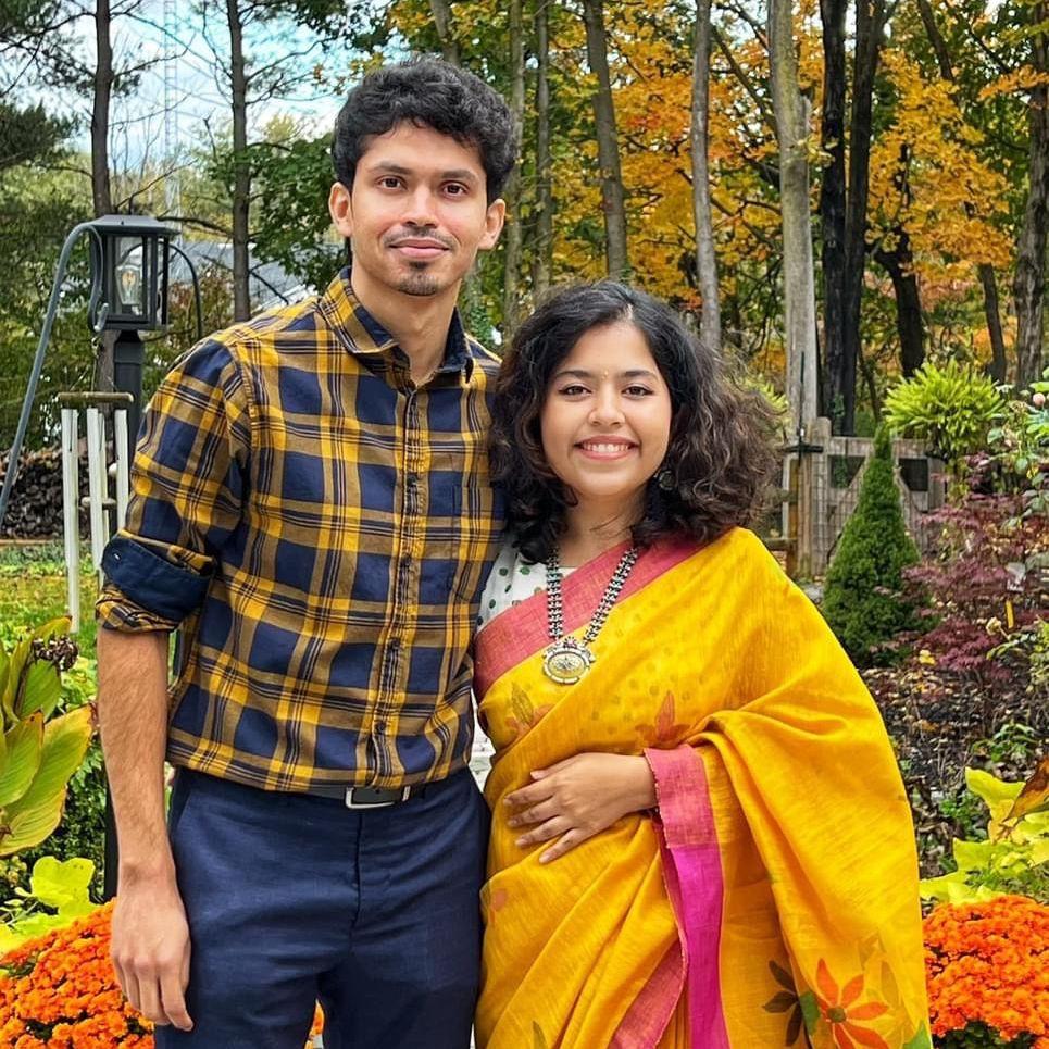 First Durga Pujo together in the US, at New Jersey!