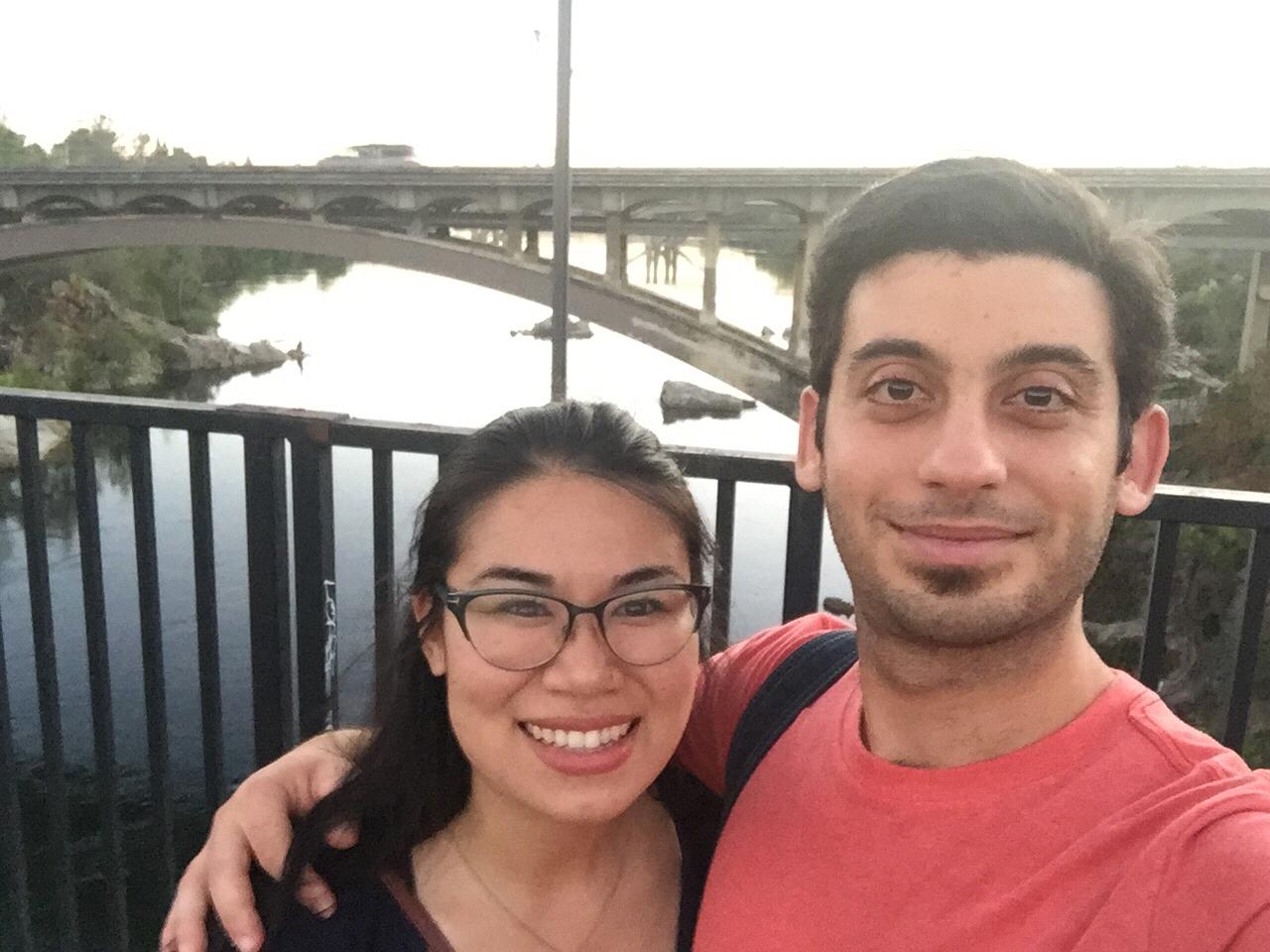 Walk along the Historic Folsom Bridge.