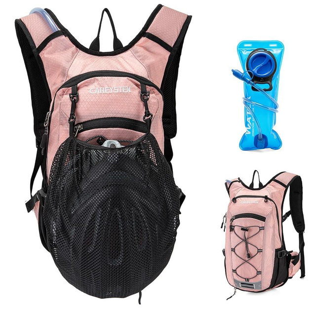 CAREYSTEN Hydration Backpack Cycling Backpack Women Running Backpack Water Backpack for Hiking Biking Backpack for Men Equipped with 2L Water Bag