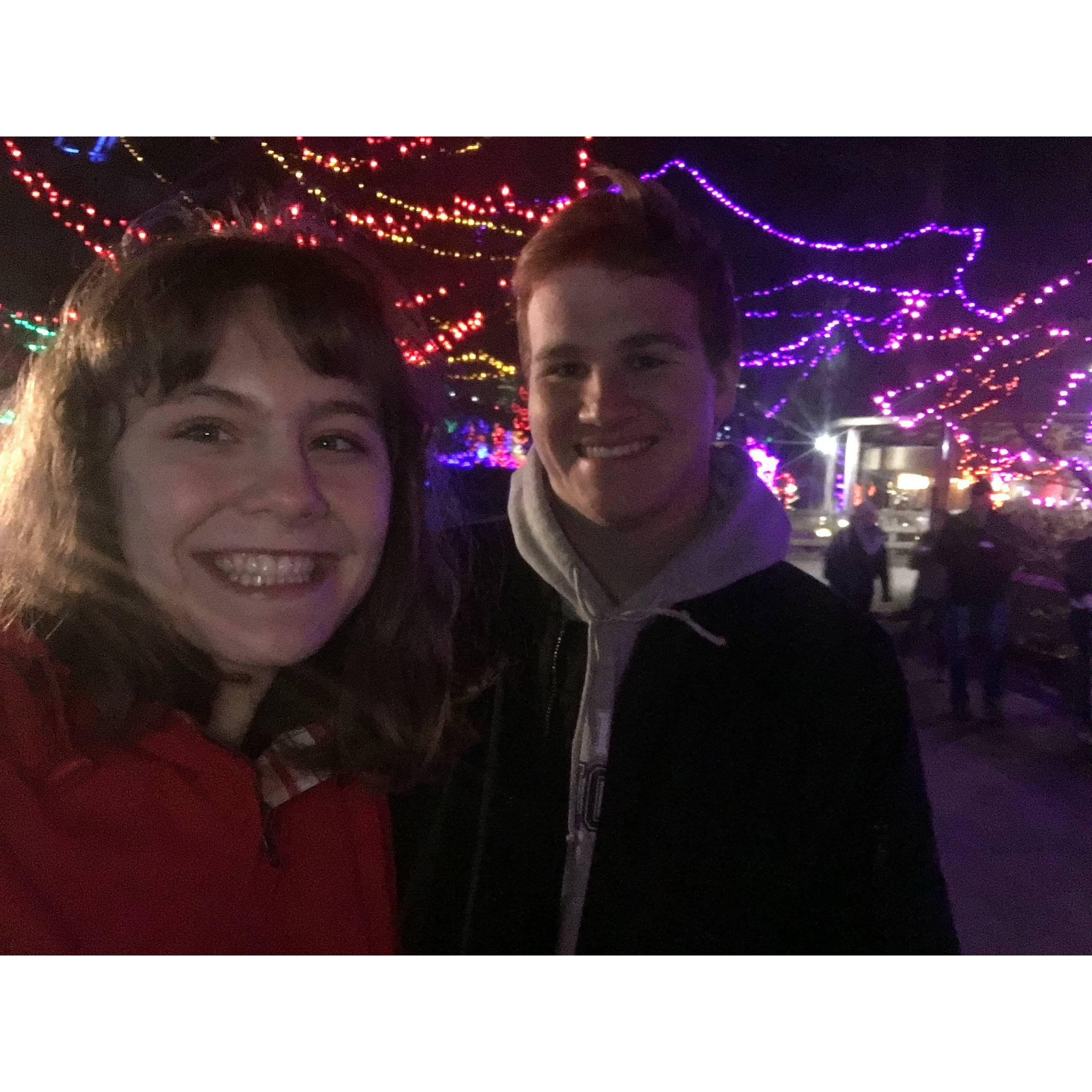 2nd time at Christmas at the zoo!