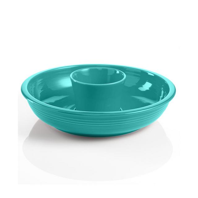 Fiesta Turquoise Chip and Dip Set