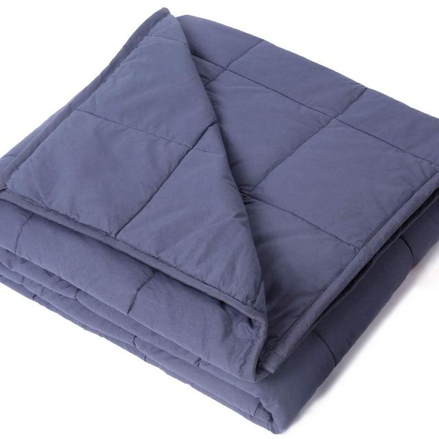Kpblis Weighted Blanket 15 lbs, Dark Gray