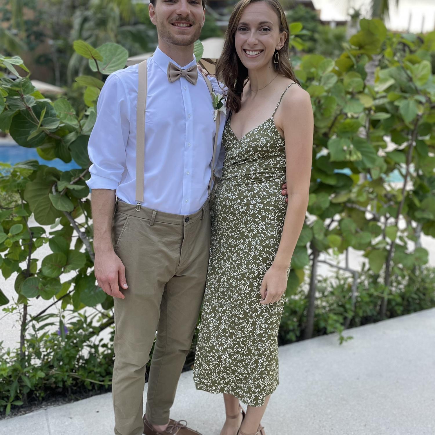 Our first wedding together (in Mexico!), October 2021