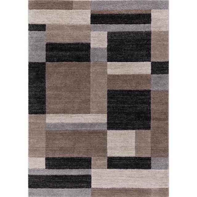 Bazaar Squares Multicolor7 ft. 10 in. x 9 ft. 10 in. Block Design Area Rug