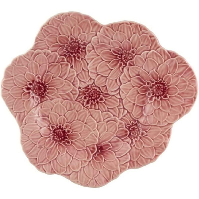 Bordallo Pinheiro Maria Flor Dahlia Dinner Plates, Set of 4, Pink (65028907)