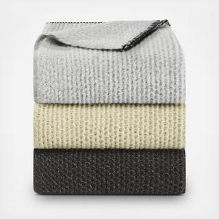 Heather Knit Throw Blanket