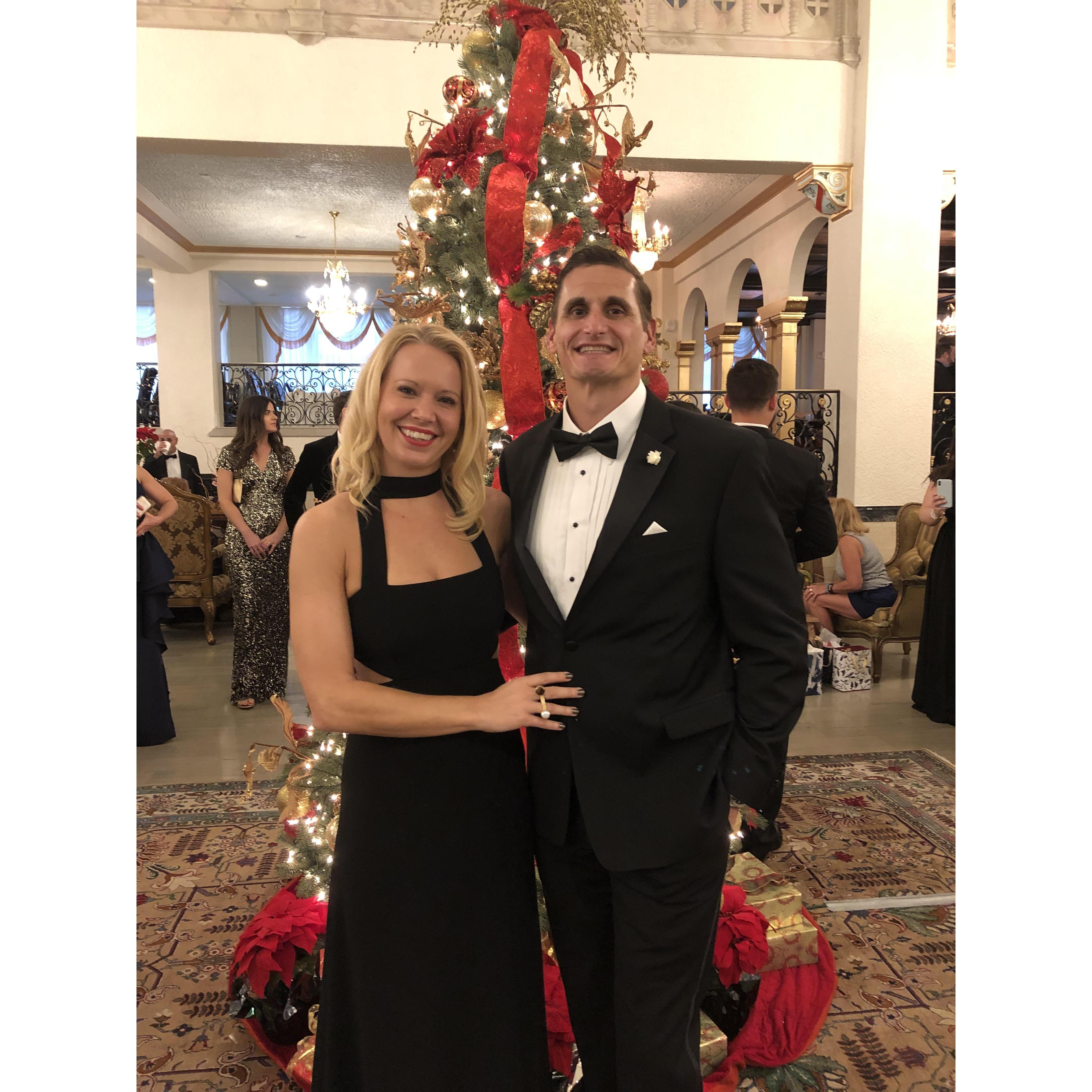 Celebrating the marriage of one of Derek's close friends Mike and Gabby Beck for NYE in Tampa, FL