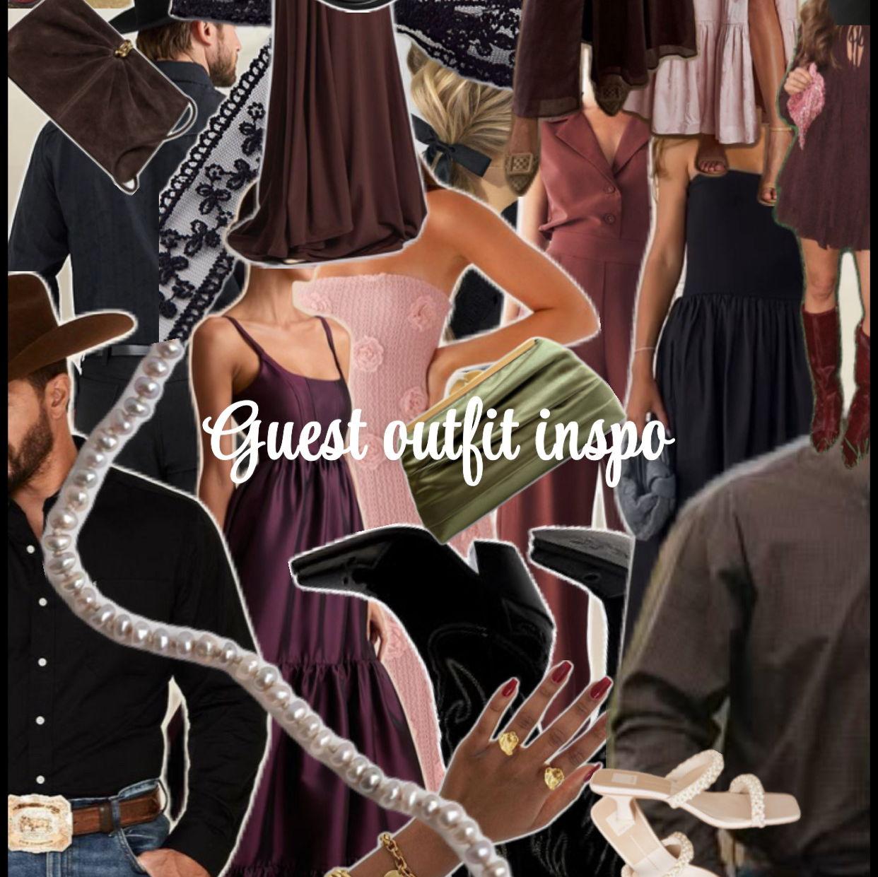 obviously come as you are but if we weren't the ones in black and white up front our outfit would look something like these at our wedding.