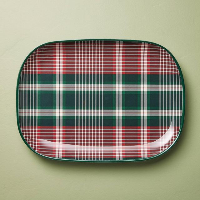 Melamine Serving Tray/Platter Holiday Signature Plaid - Hearth & Hand™ with Magnolia