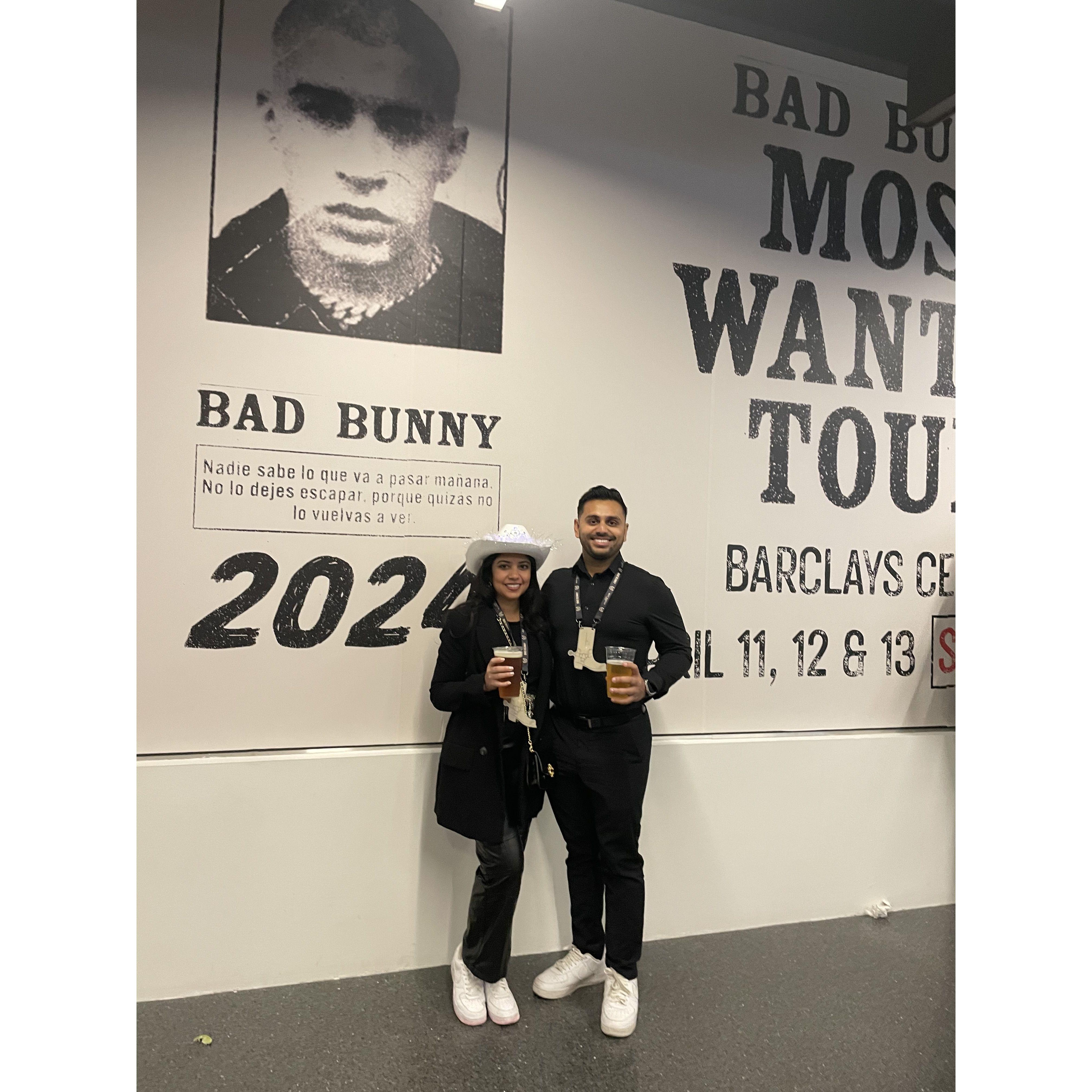 Priya and Aman love Bad Bunny's song "Titi me Pregunto" which sadly he did not play at this concert :(