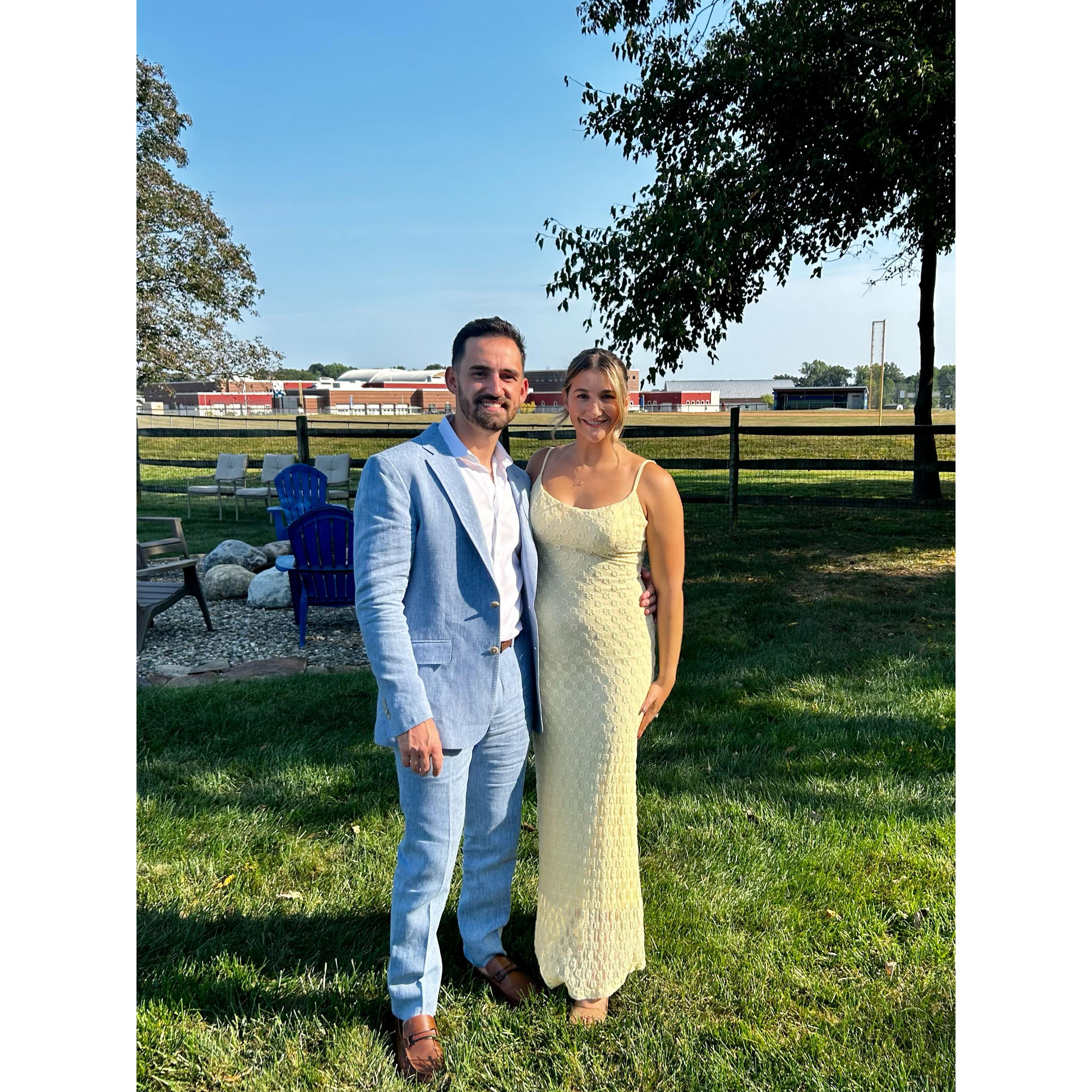 Us in September 2024 celebrating the marriage of Toni and Brandon- we had so much fun :)