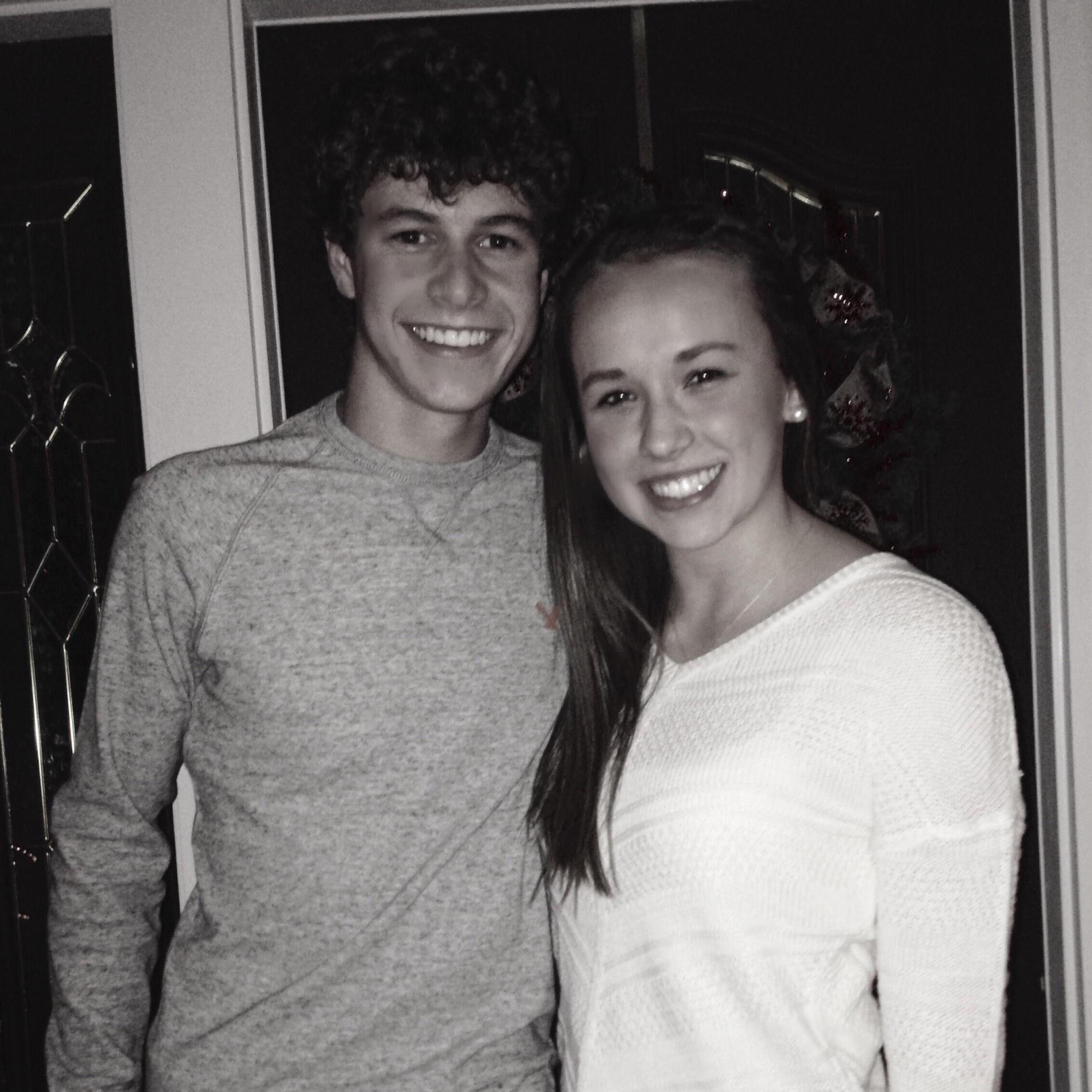 Our first picture taken together! 12.25.14