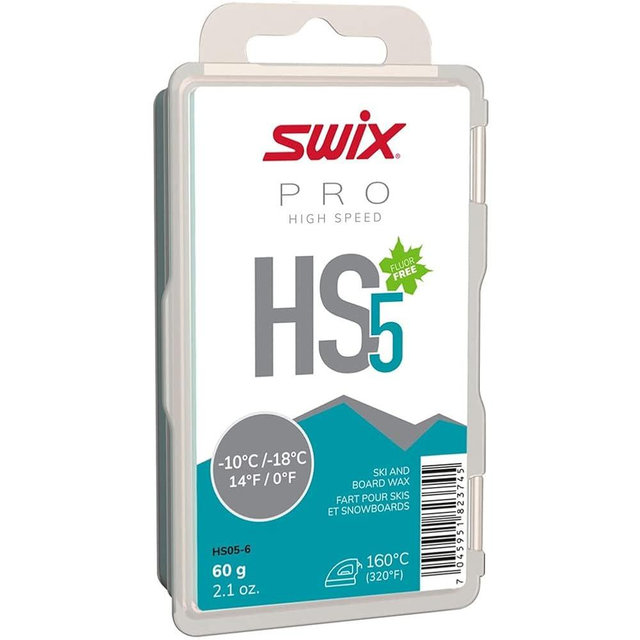 Swix HS05-6 - HIGH Speed Wax - HS5 Turquoise
