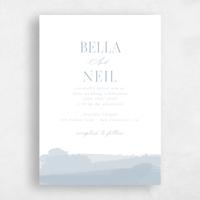 Blue Wedding Invitation - Saif Portrait