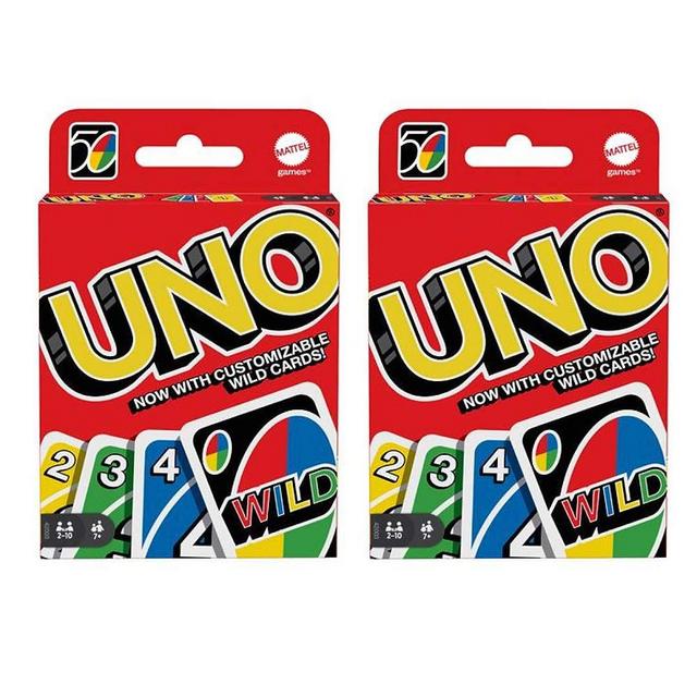 Mattel 4347154784 Uno Card Game 2 Pack, Red