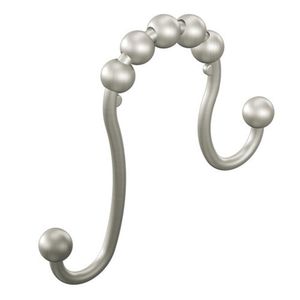 Moen SR2201BN Shower Curtain Ring, Brushed Nickel, Pack of 12