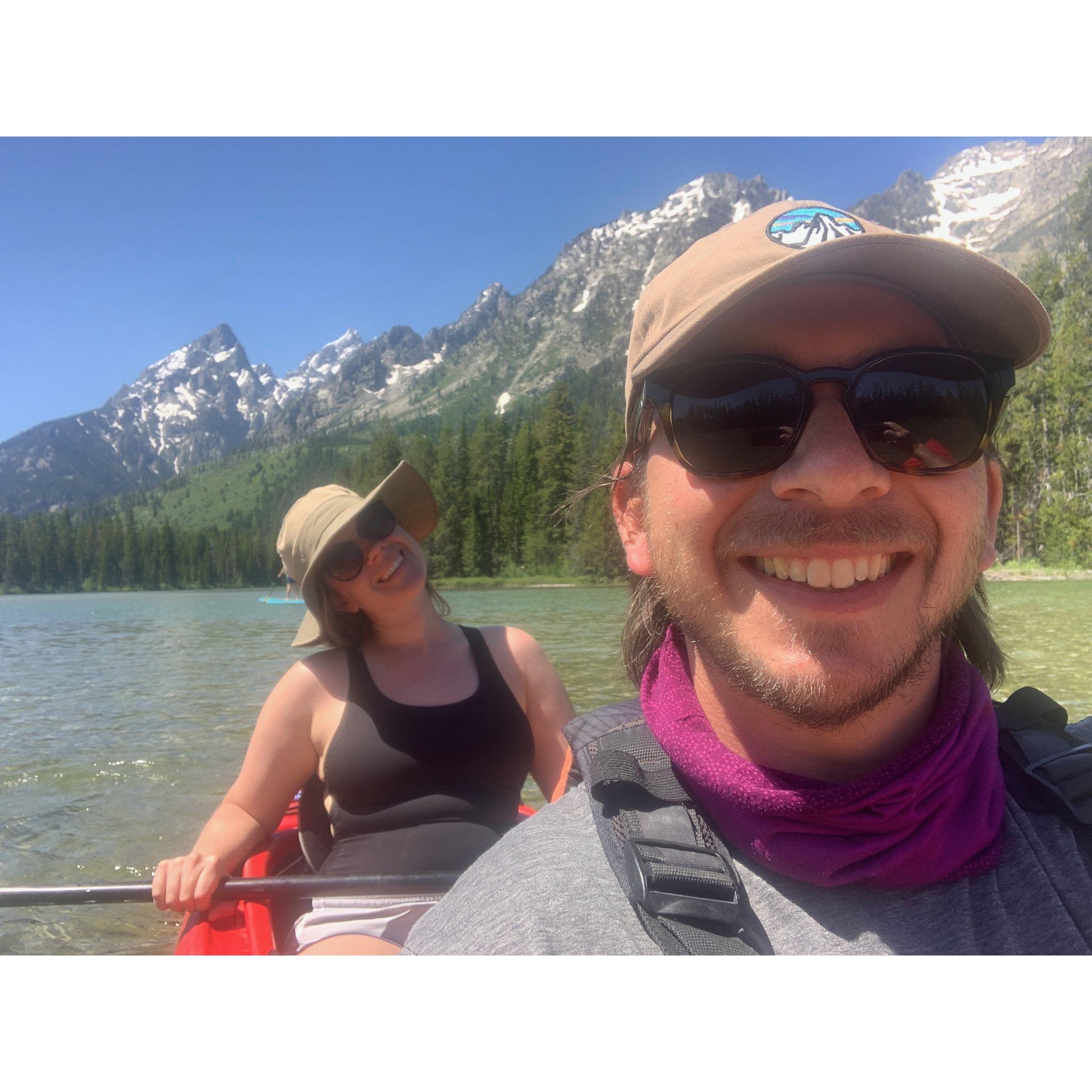 On a Kayak