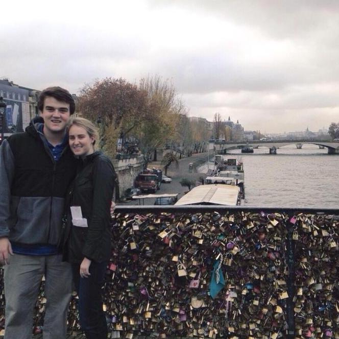 Love-lock Bridge, Paris, France (2014)