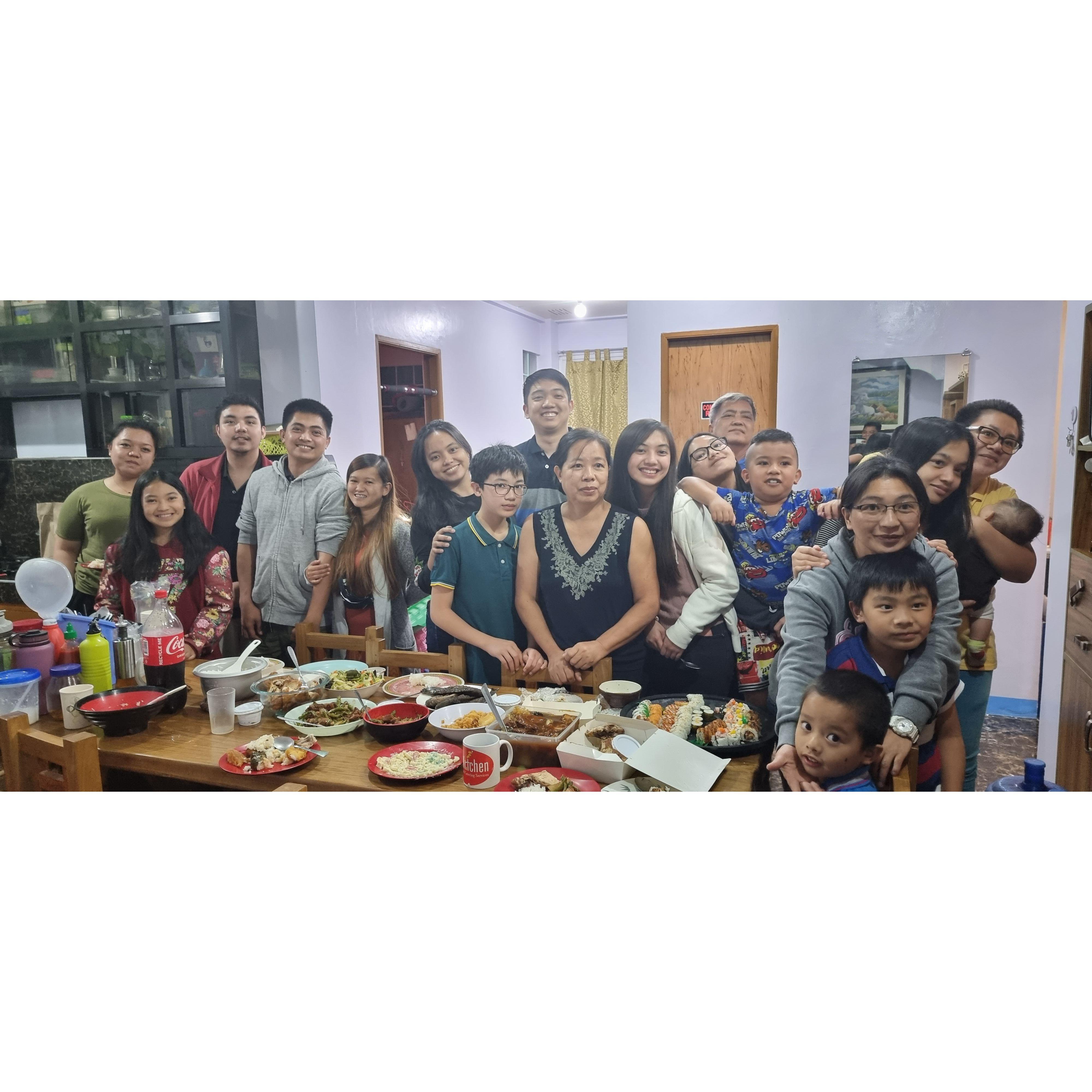With Arcyl's relatives in Baguio City
