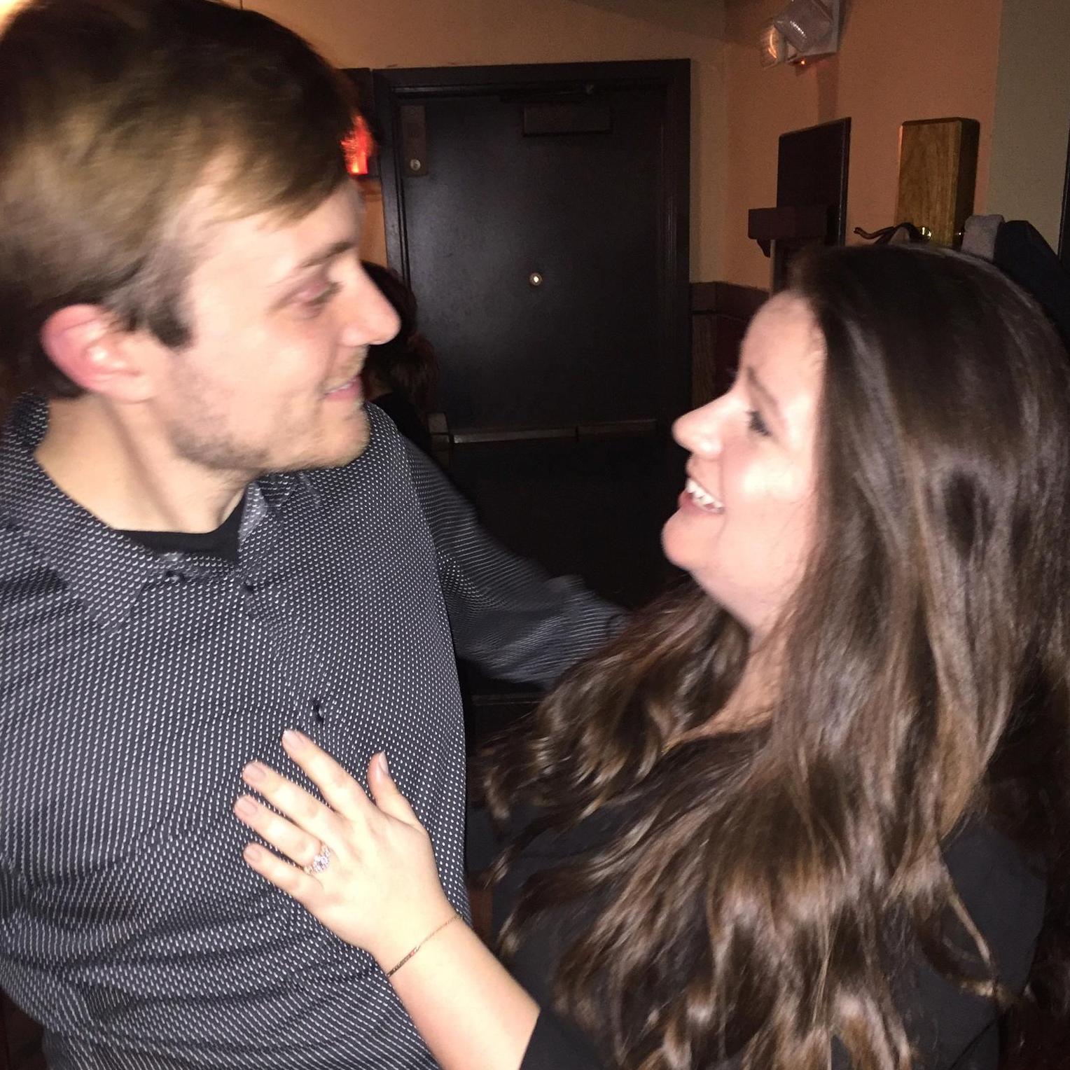 The night we got engaged.
Rock Bottom Brewery, Bethesda, MD.
November, 2016