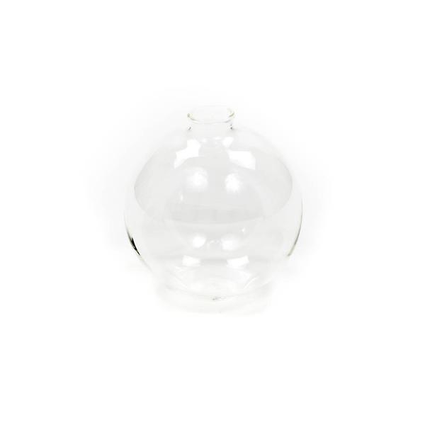 Small Blown Glass Bud Vase, Clear