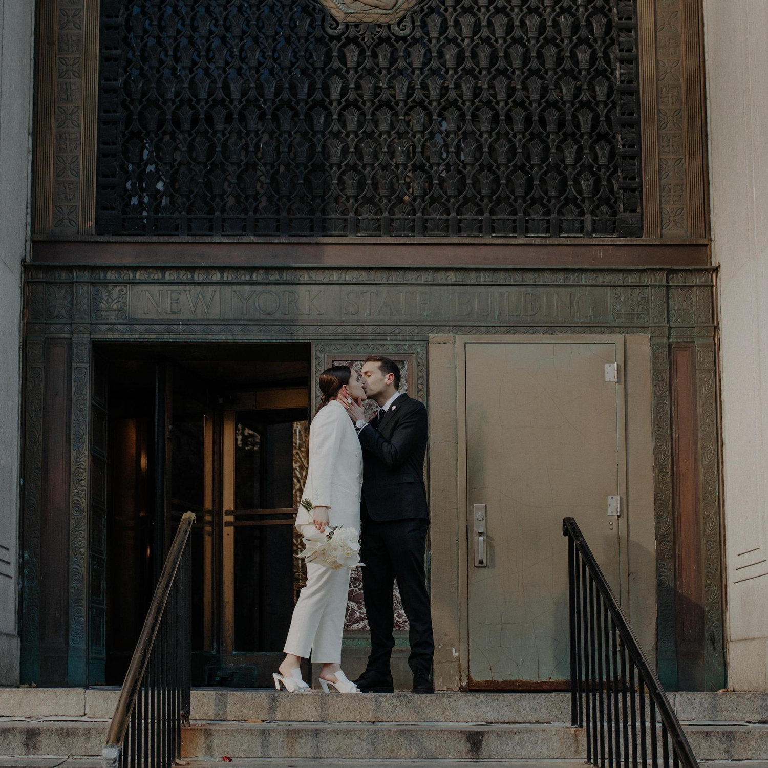 Outside the courthouse in NYC!