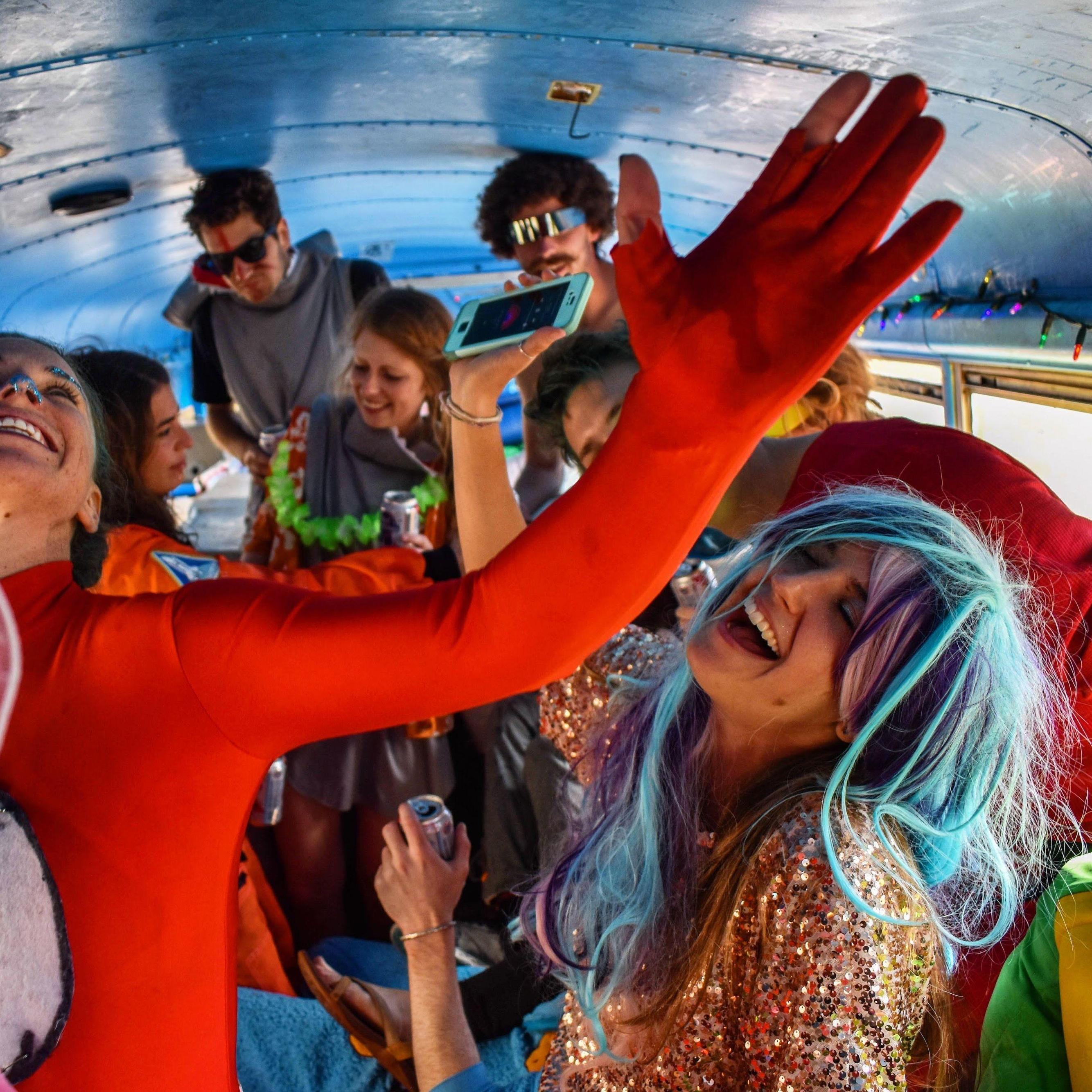 Just your standard ride on Da Bus