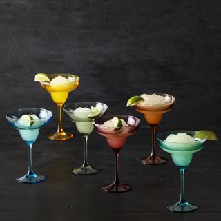 Outside Margarita Mixed Color Glass, Set of 6