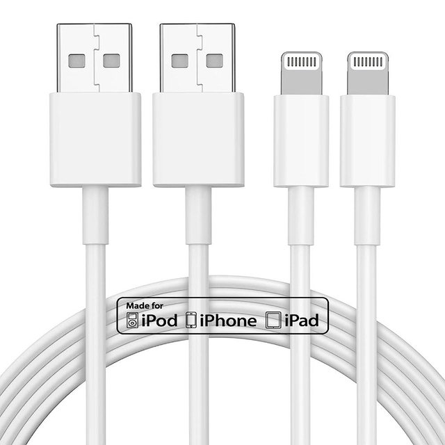 2pack 10ft iPhone Charger, [Apple MFi Certified] Long iPhone Charger Cord 10 ft, Apple Lightning to USB Cable, 10 Foot Fast Charging Cords for iPhone Charger 14/13/12/11/13 Pro/13 Max/X/XS/XR/XS