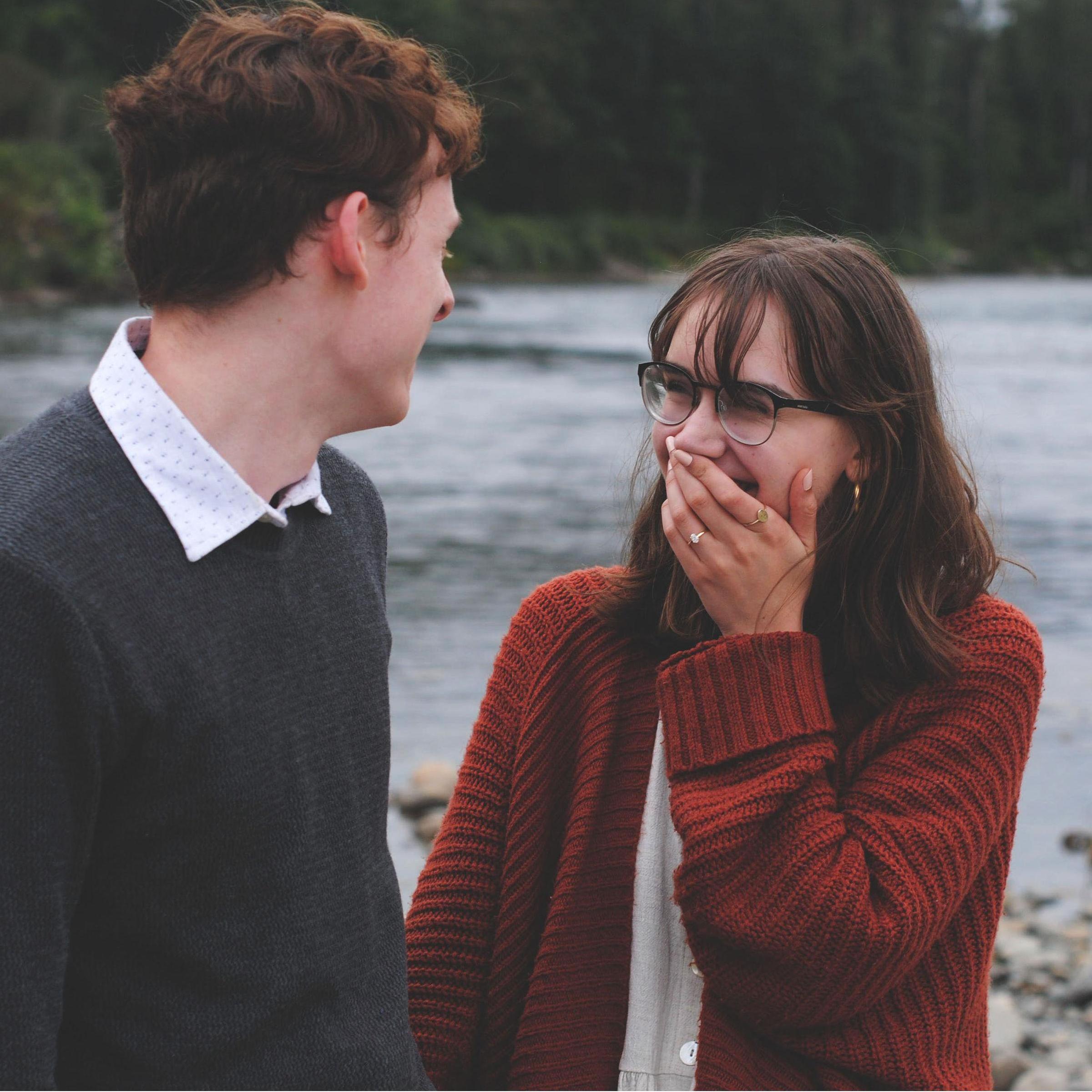 this was taken minutes after we got engaged!