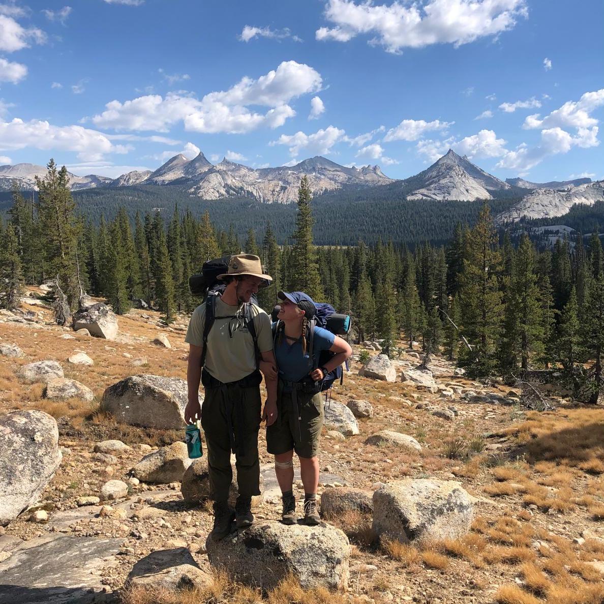 Moved to Yosemite for a summer. Backpacked in the High Country. Slid down rocks butt naked. Went hot springing. Ate leftover Aramark food. We chased many bears together!