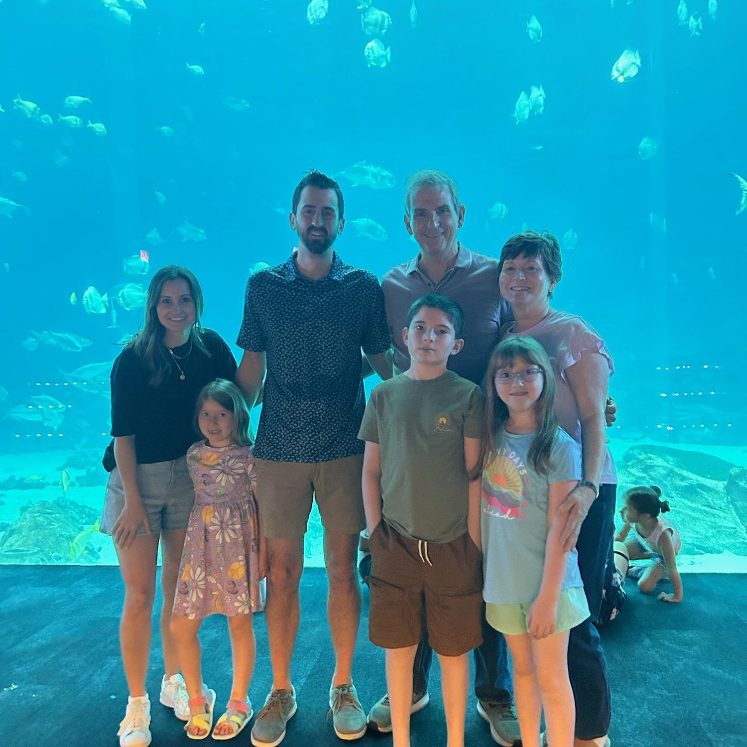Georgia Aquarium visit with Andy's nieces / nephew