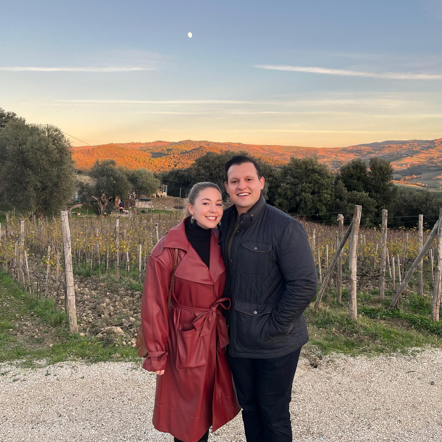 Exploring Tuscany in celebration of our 5 year anniversary!