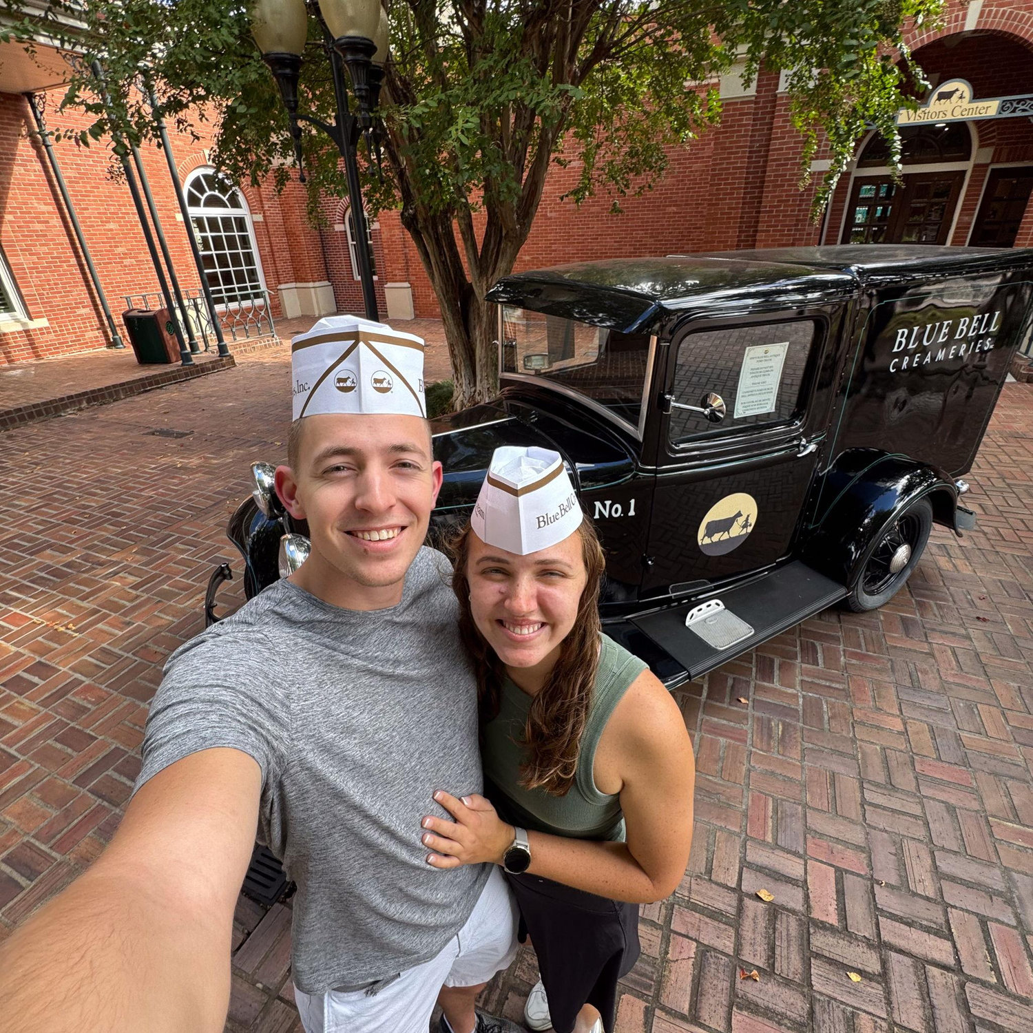 Jackson took off work to take Zoe on a day trip to Brenham back in September! Blue Bell, good deli food, exploring downtown, and visiting the original site of Baylor University.