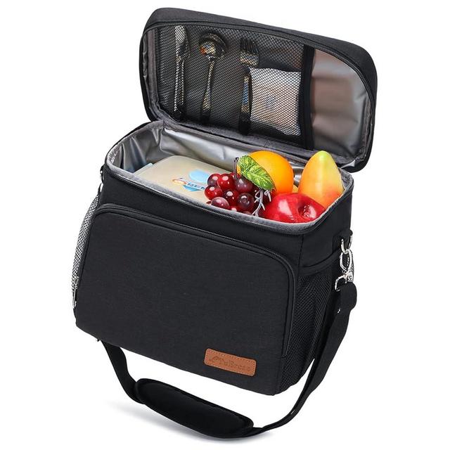 TuErcao Cooler Bag 24 Cans Leakproof Portable Collapsible Soft Cooler Small Ice Chest for Beach Camping Travel Cooler for Car, 15qt Lunch Box Cooler for Men Work Picnic