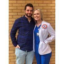 Christina's #1 supporter, BSN White Coat Ceremony 2020