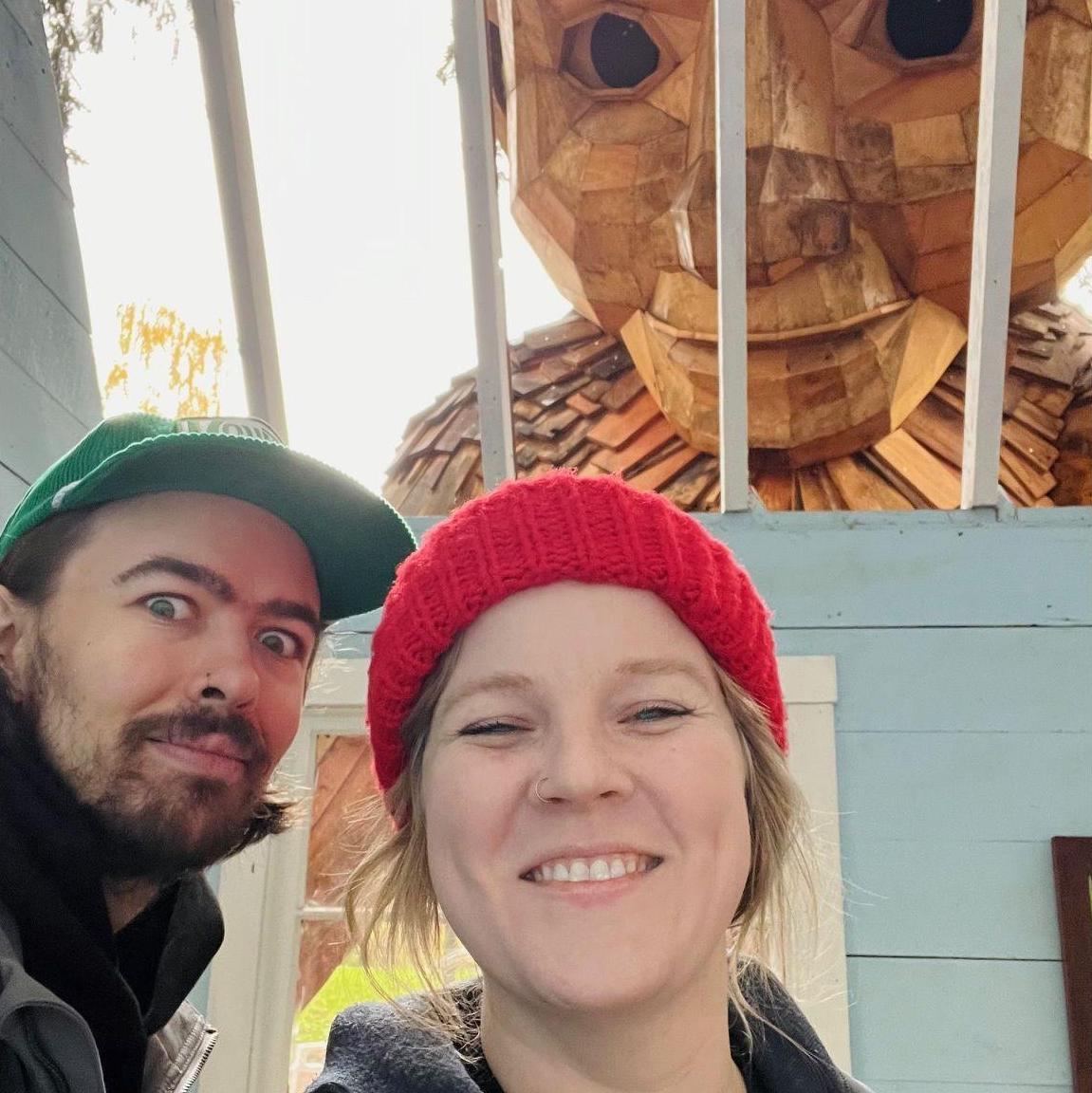 Us and a friend