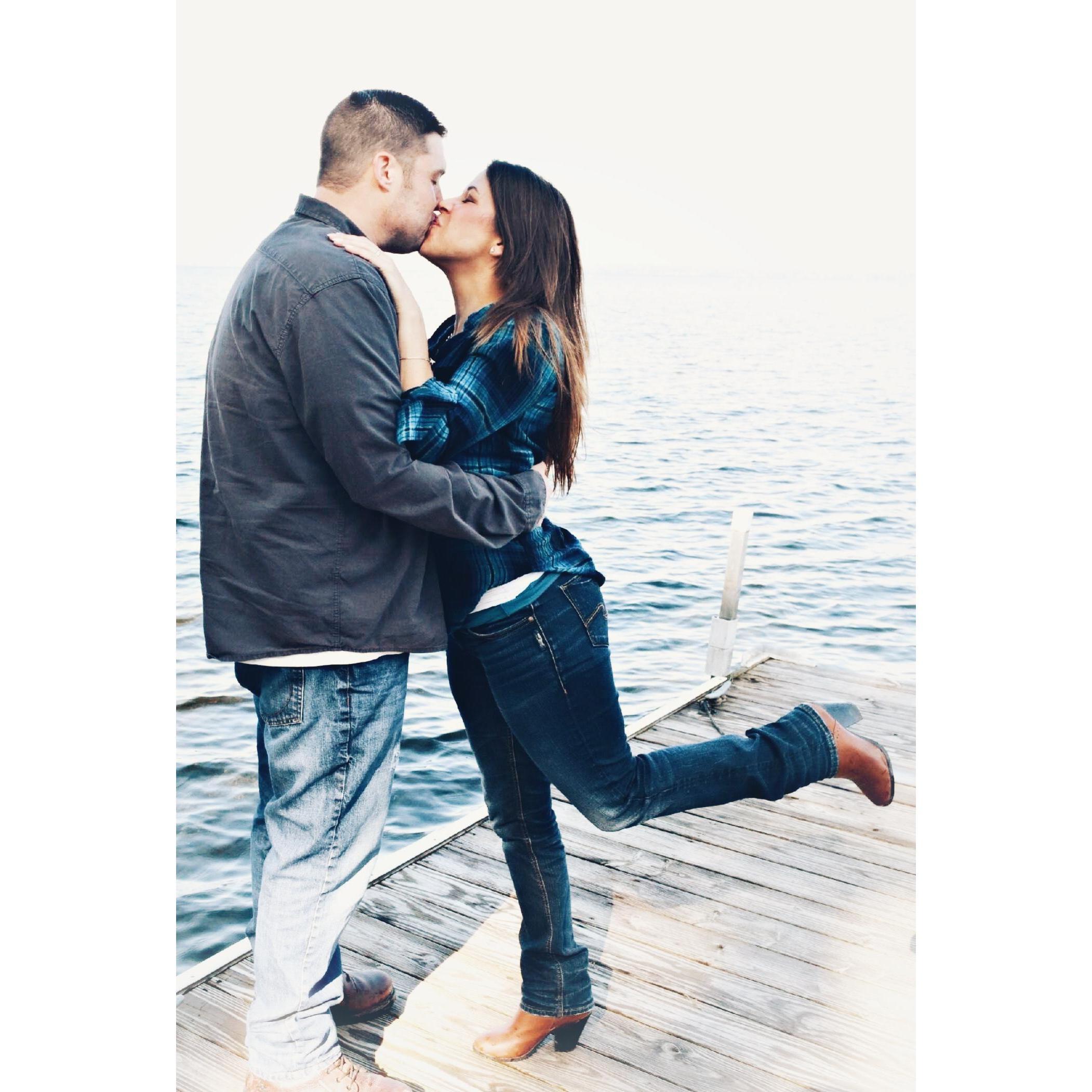 We had our photos done by Oneida Lake - it was a beautiful fall day!
