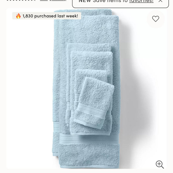 Dusty Blue - Premium Supima Cotton 6-Piece Bath Towel Set