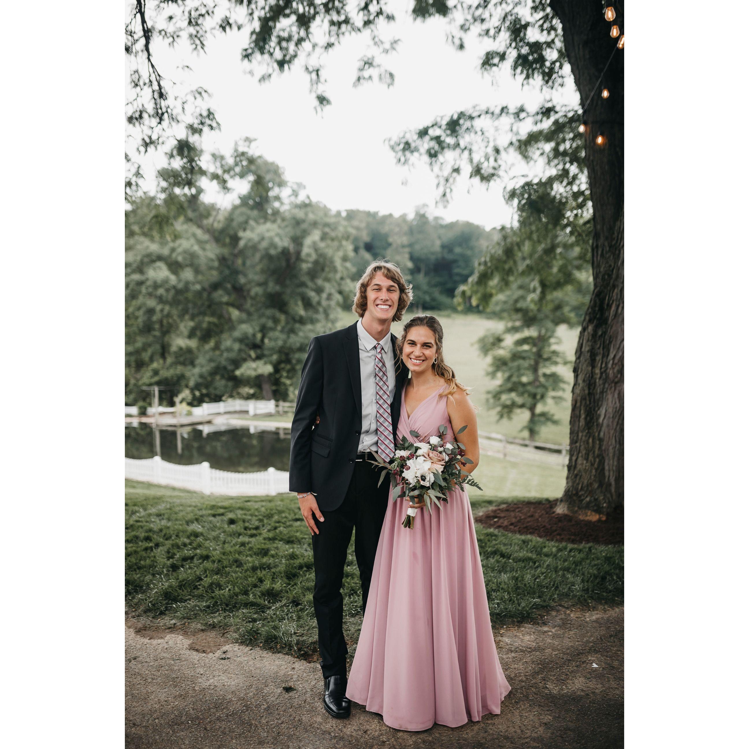 A big part of our relationship has been going to weddings! Over the last 2 year we have been to 10 together.